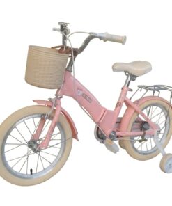 Alternative view of 16-Inch Premium Folding Children's Bicycle - Pink Aesthetic
