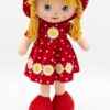 45 cm Decorative Plush Rag Doll with Daisy Accents 5 ON 45CM
