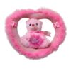 Plush Bear in Heart-Shaped Wreath 4 W61 39