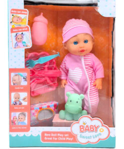 Baby Sweet Love New Doll Play Set – Interactive Baby Doll with Care Accessories (Item NO: ZF285-6)