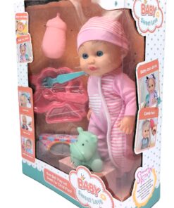 Alternative view of Baby Sweet Love New Doll Play Set – Interactive Baby Doll with Care Accessories (Item NO: ZF285-6)
