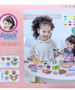 Alternative view of Lorrie DIY Clay Girl Playset – Interactive Baby Doll with Sounds, Color Clay Tubs, and Butterfly Molds (Multivariant Style)