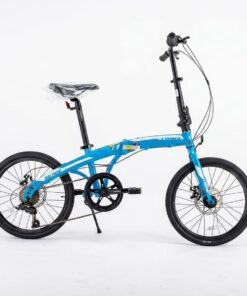 Trinx Dolphin 1.0 7-Speed Folding Bike (20-Inch, Alloy Frame, Shimano Gears)