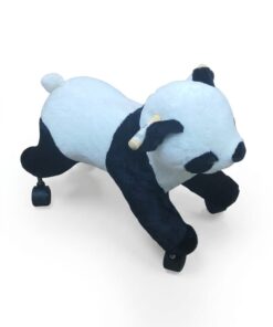 Plush Ride-On Panda Toy with Wheels