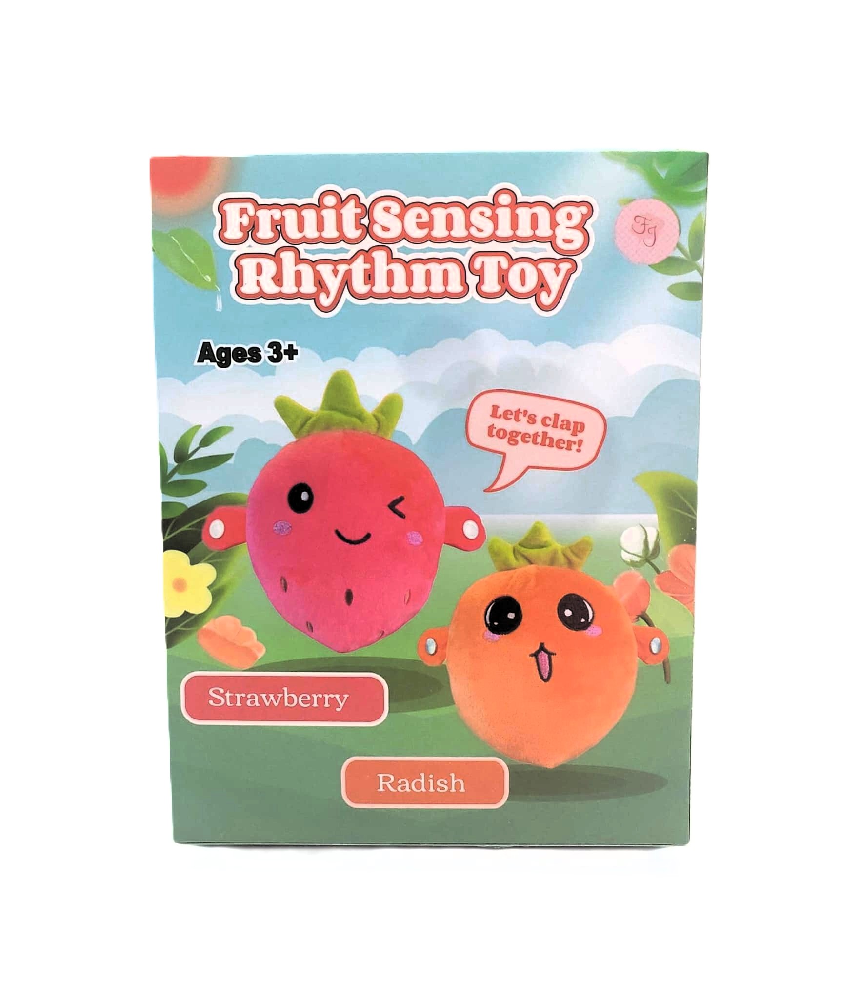 Fruit Sensing Rhythm Toy - Interactive Strawberry Plush 5 Fruit Sensing Rhythm Toy - Interactive Strawberry Plush - Image 5