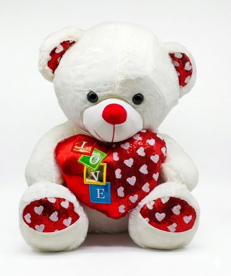 Premium 50cm "LOVE" Valentine’s Day Plush Teddy Bear 1 Premium 50cm "LOVE" Valentine’s Day Plush Teddy Bear