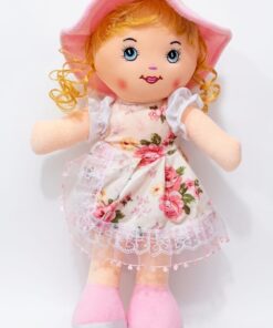Floral Elegance Plush Rag Doll (45 CM)